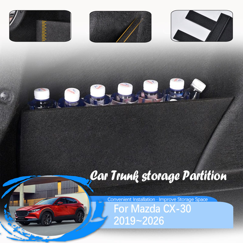 Bamboo Fiber Trunk - Car Rear Trunk Storage Partition For