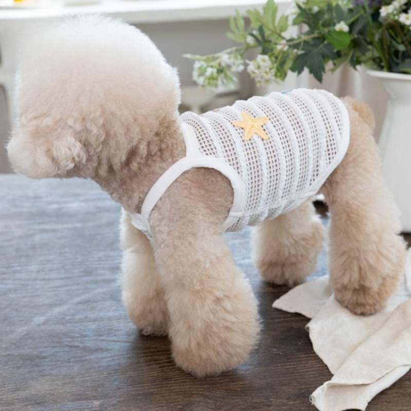 Pet Spring Mesh Sunscreen Coat - Suspender Tank Top のレビューと価格