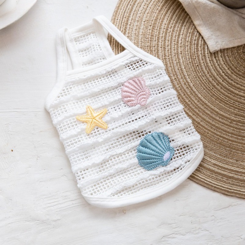 Pet Spring Mesh Sunscreen Coat - Suspender Tank Top のレビューと価格