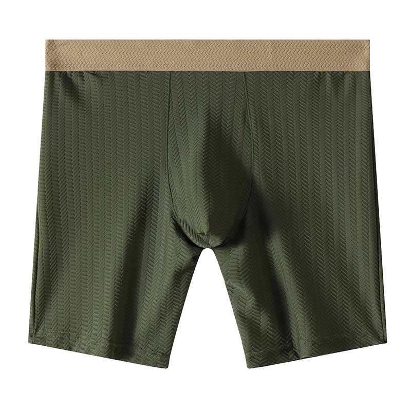Mens Boxer Shorts Homme Nylon  - Long Leg Trunk Men のレビューと価格