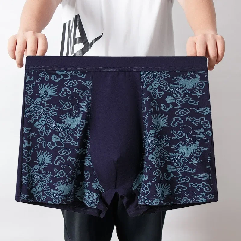 Pure Cotton Boxers Men Plus Si - Boxer Brief Pack Cotton のレビューと価格