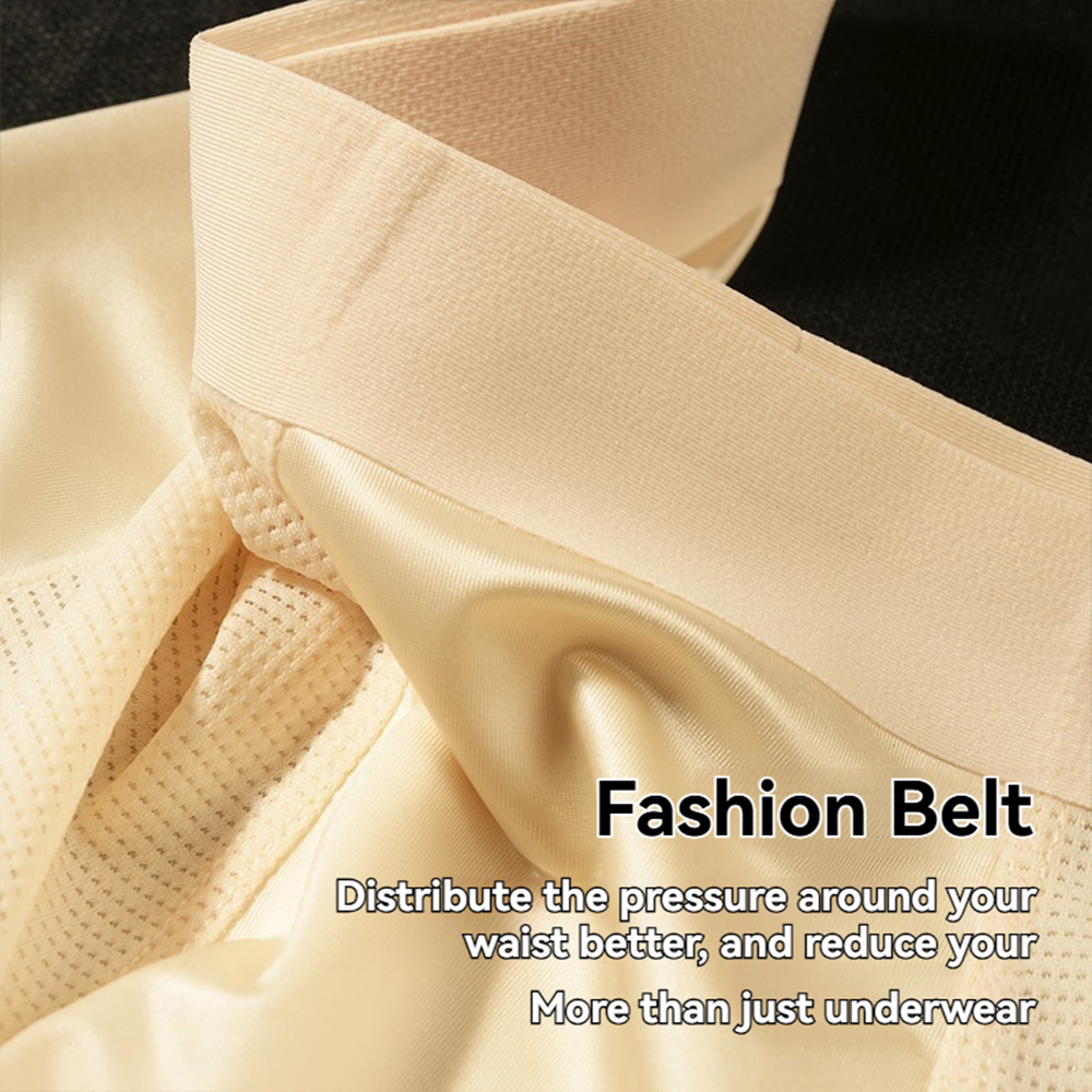 3PCS/Pack L-4XL Luxury Satin-l - Multi Pack Underwear のレビューと価格