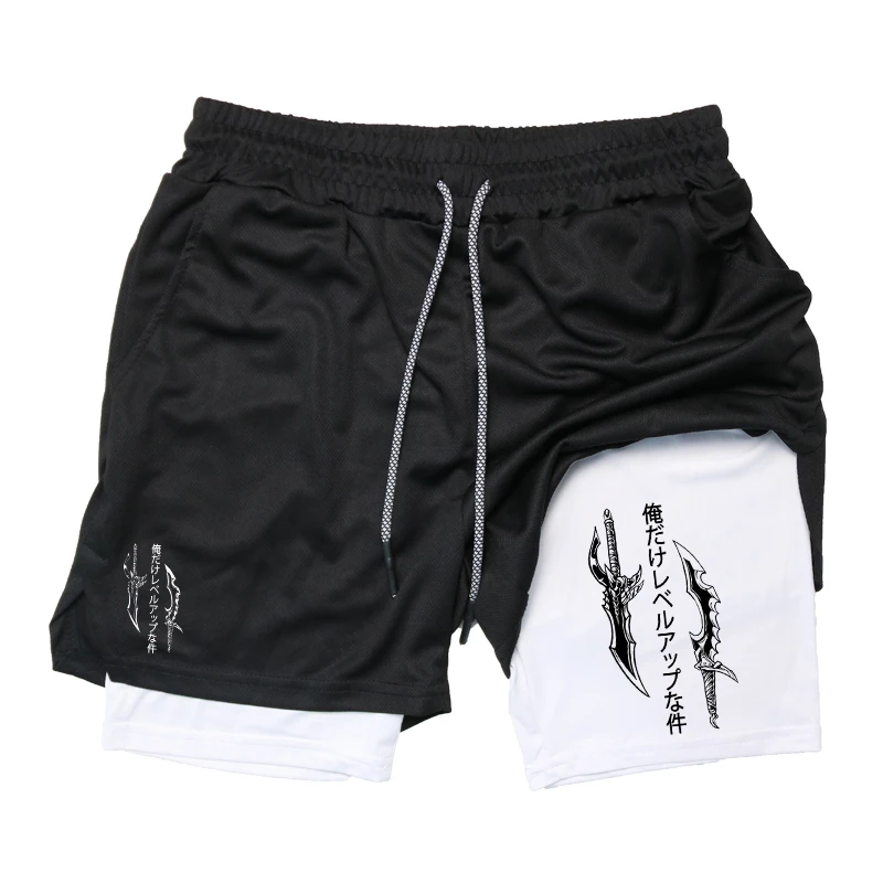Running Shorts 2-in-1 Workout  - Compression Shorts Athletes のレビューと価格