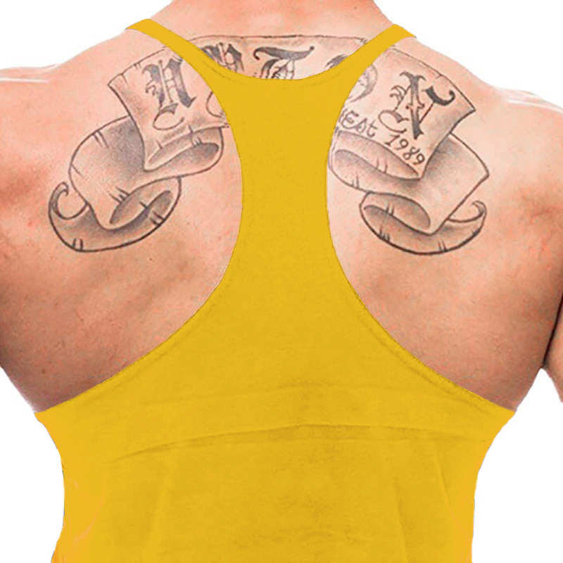 Gym Fitness Bodybuilding Suspe - Suspender Tank Top のレビューと価格