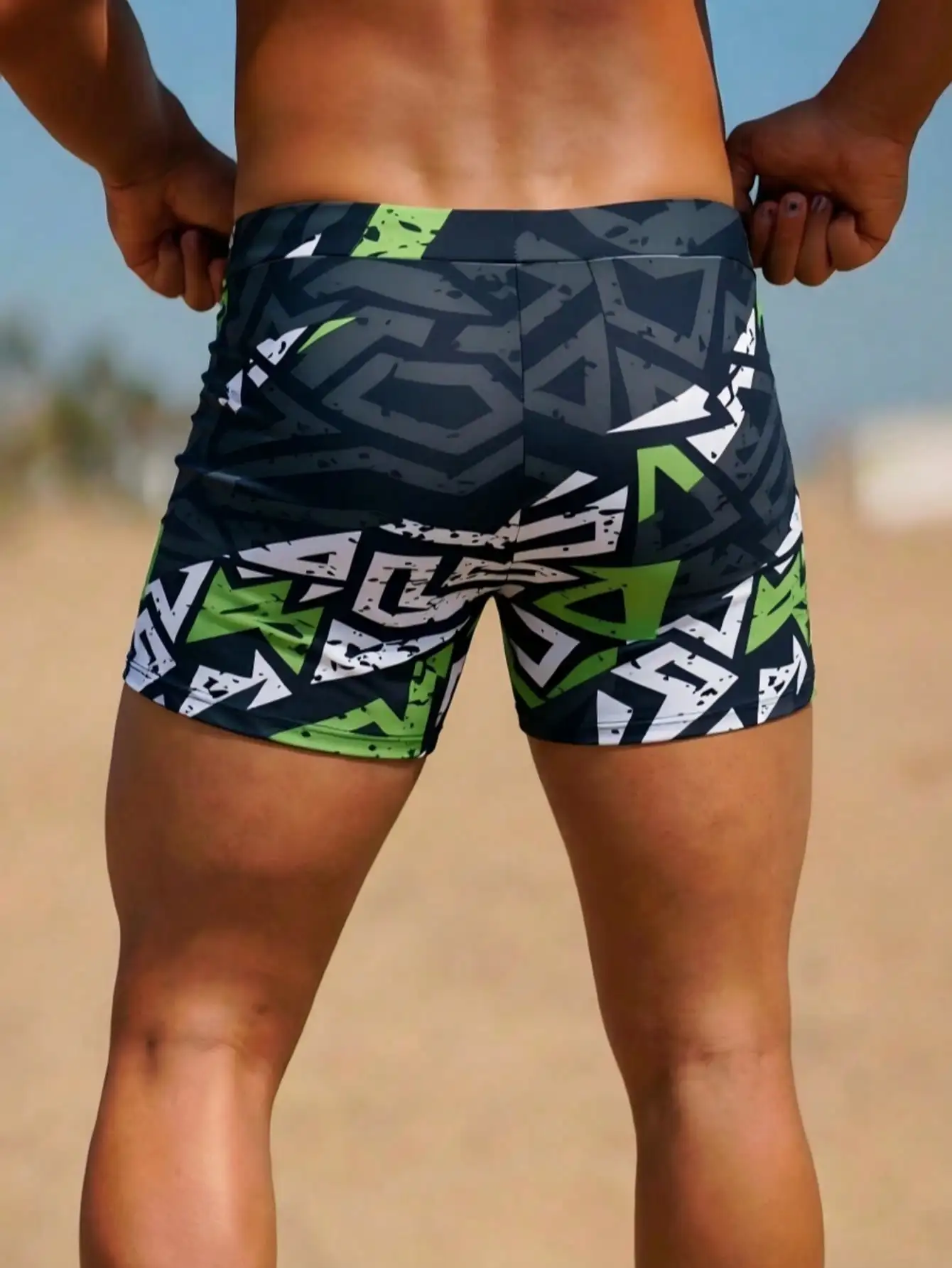 Men's Fashion Printed Pattern  - Bamboo Fiber Trunk のレビューと価格