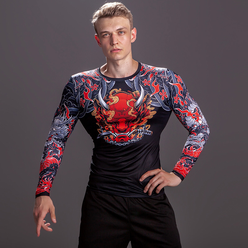 2/3PCS Men Jiu jitsu Tracksuit - Compression Long Pant のレビューと価格
