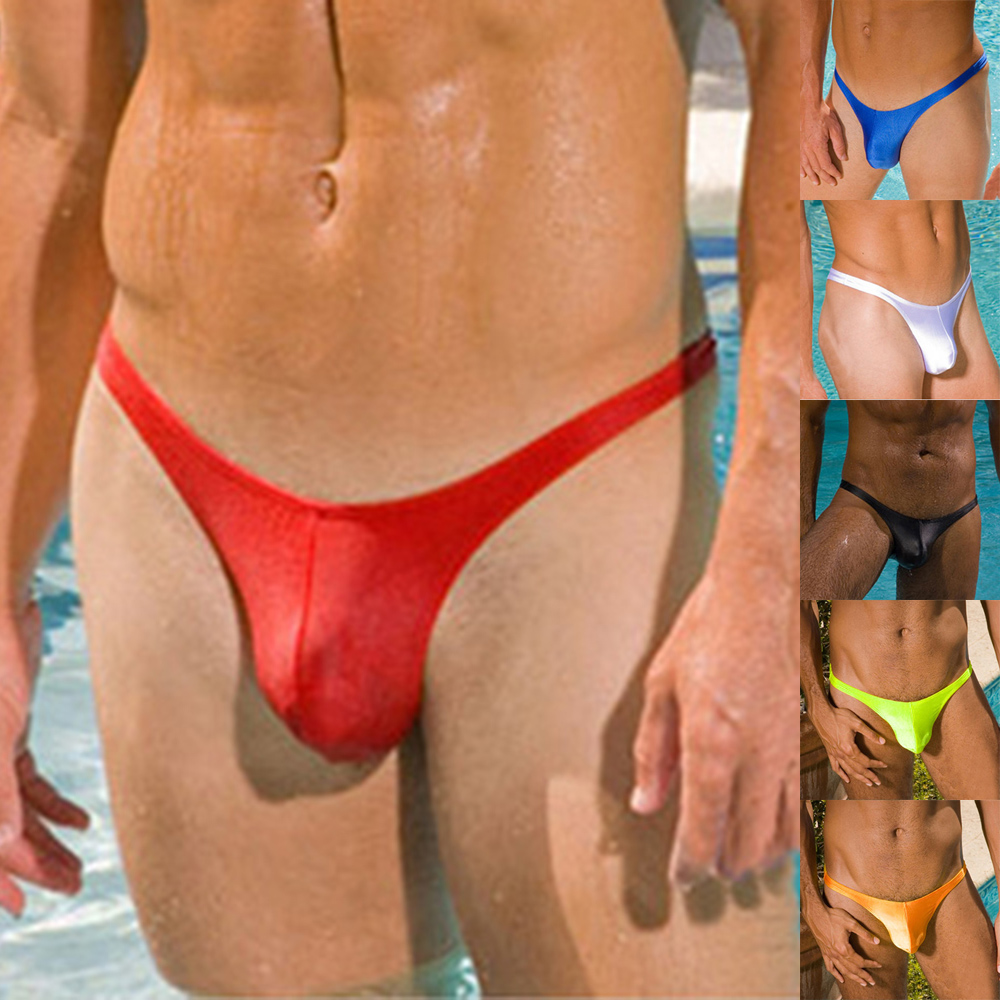 Fashion Men Sexy Swimwear Swim - Pouch Boxer Pouch のレビューと価格