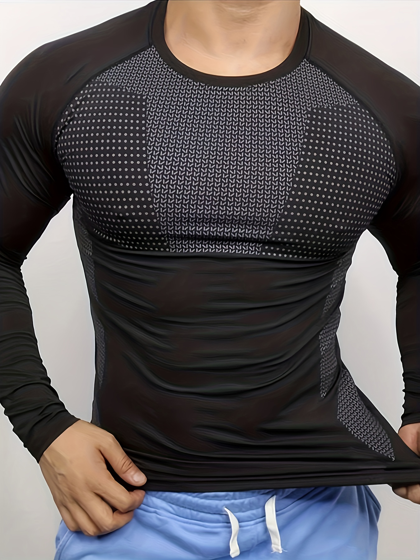 Men's autumn and winter thick  - T Shirt Tight Fit のレビューと価格