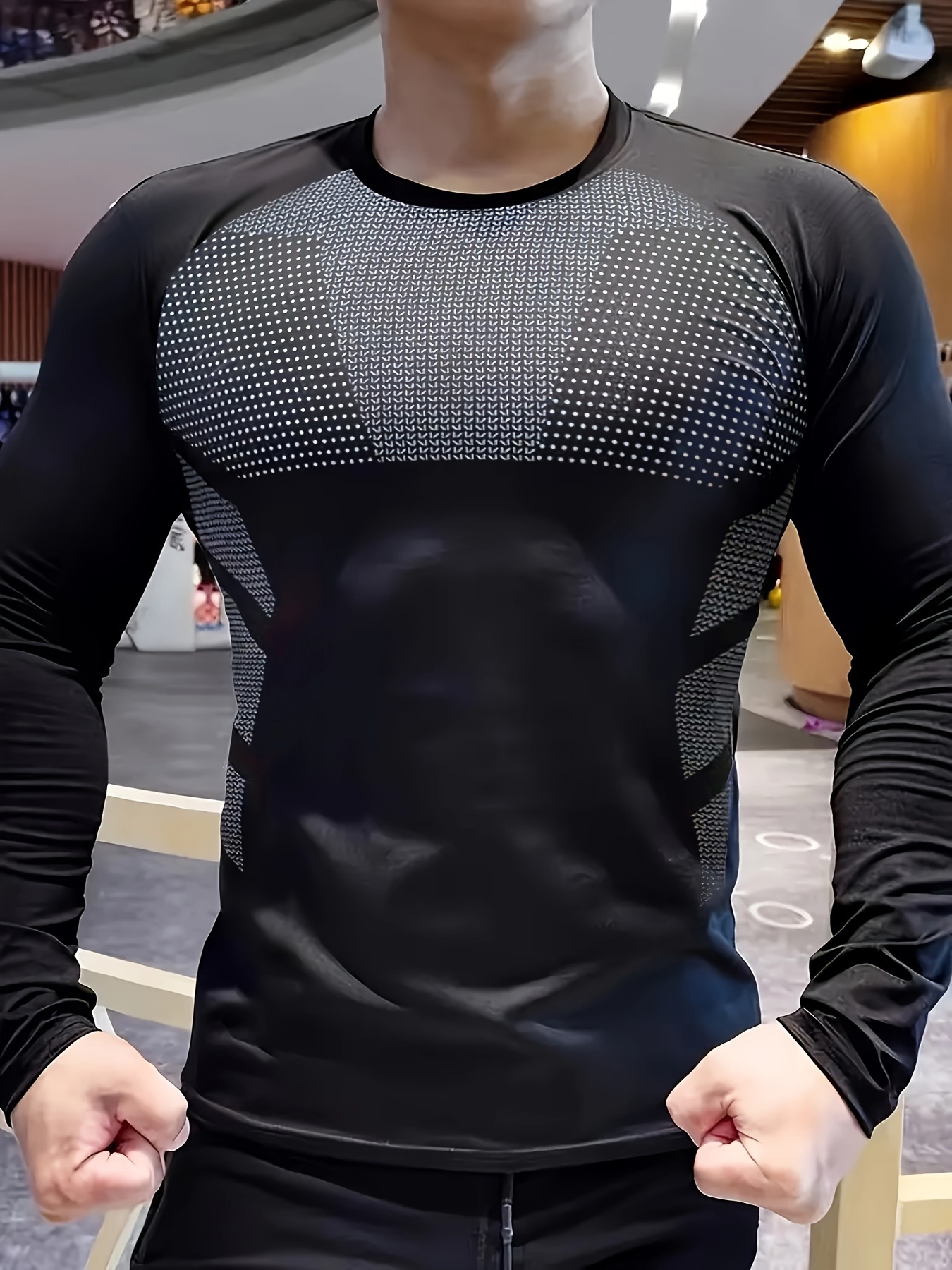 Men's autumn and winter thick  - T Shirt Tight Fit のレビューと価格