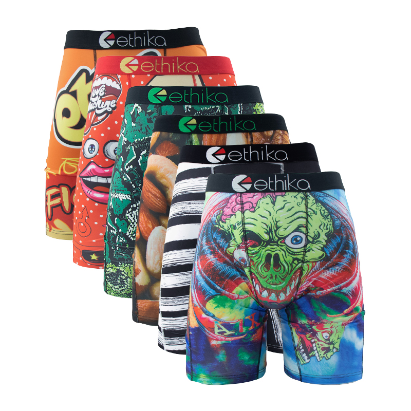ETHIKA 6Pcs Men Underwear Boxe - Boxer Shorts Modal のレビューと価格