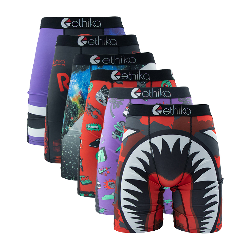 ETHIKA 6Pcs Men Underwear Boxe - Boxer Shorts Modal のレビューと価格