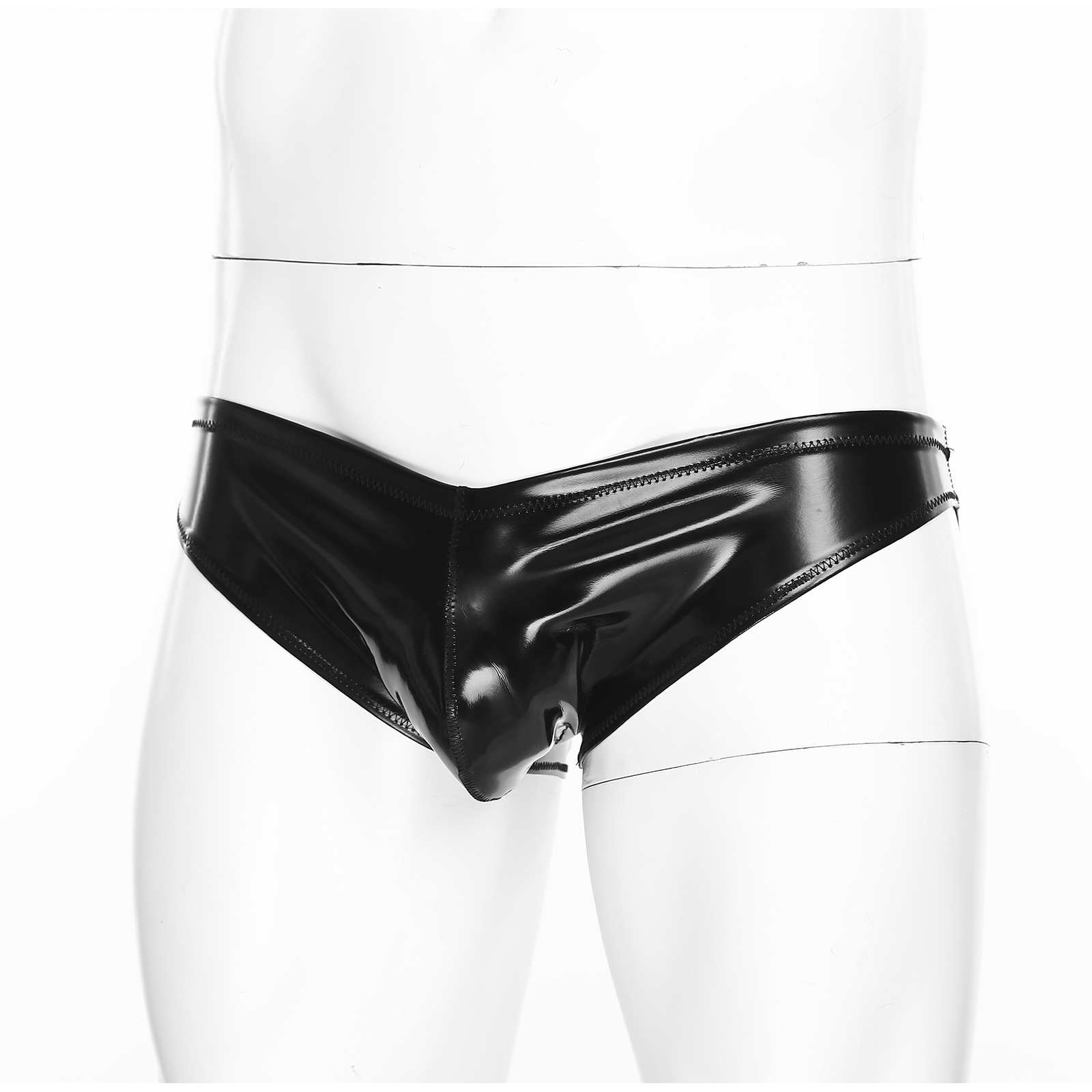 Mens Glossy Latex Briefs Paten - Pouch Boxer Pouch のレビューと価格