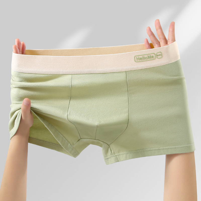 L-4XL Breathable Cotton Men Bo - Boxer Brief Pack Cotton のレビューと価格