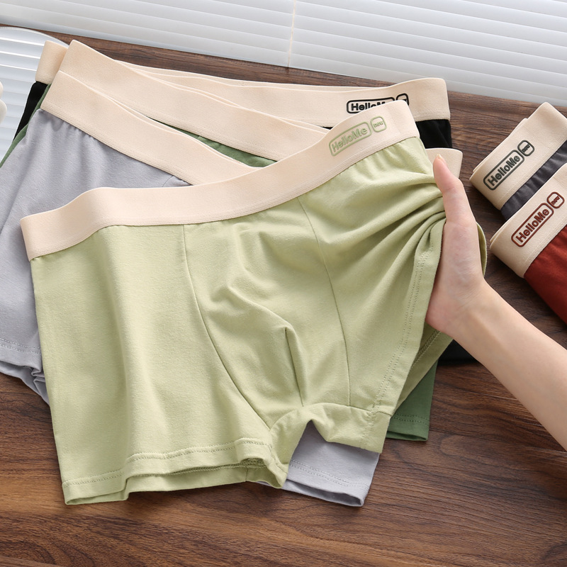 L-4XL Breathable Cotton Men Bo - Boxer Brief Pack Cotton のレビューと価格