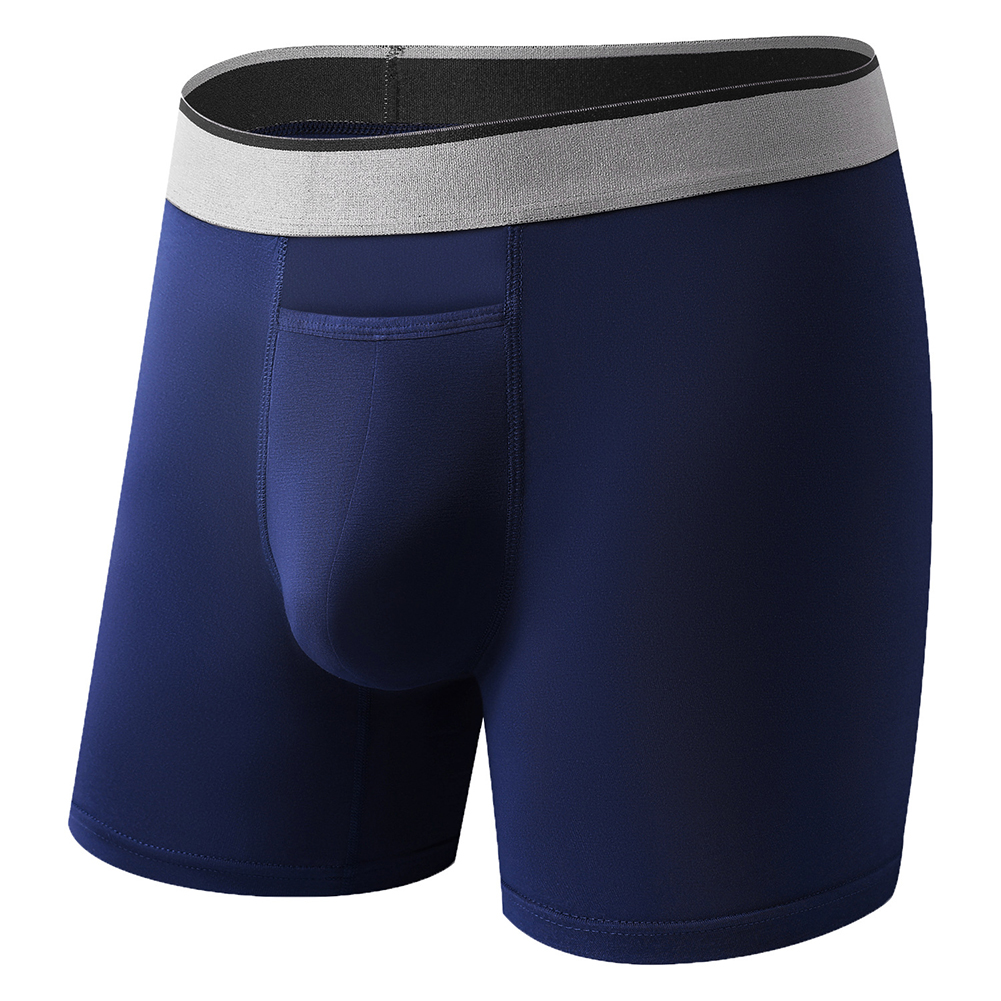 1pc Men Long Leg Shorts Soft U - Long Leg Trunk Men のレビューと価格