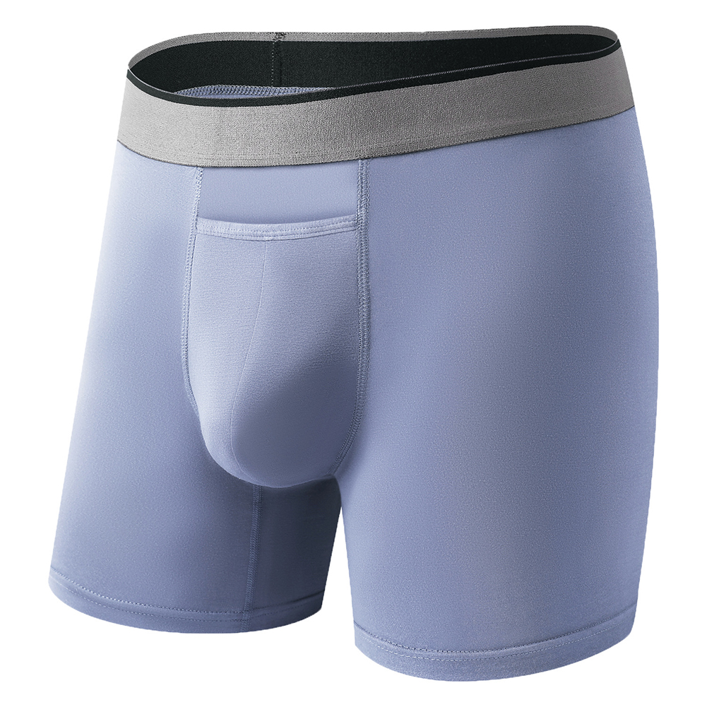 1pc Men Long Leg Shorts Soft U - Long Leg Trunk Men のレビューと価格