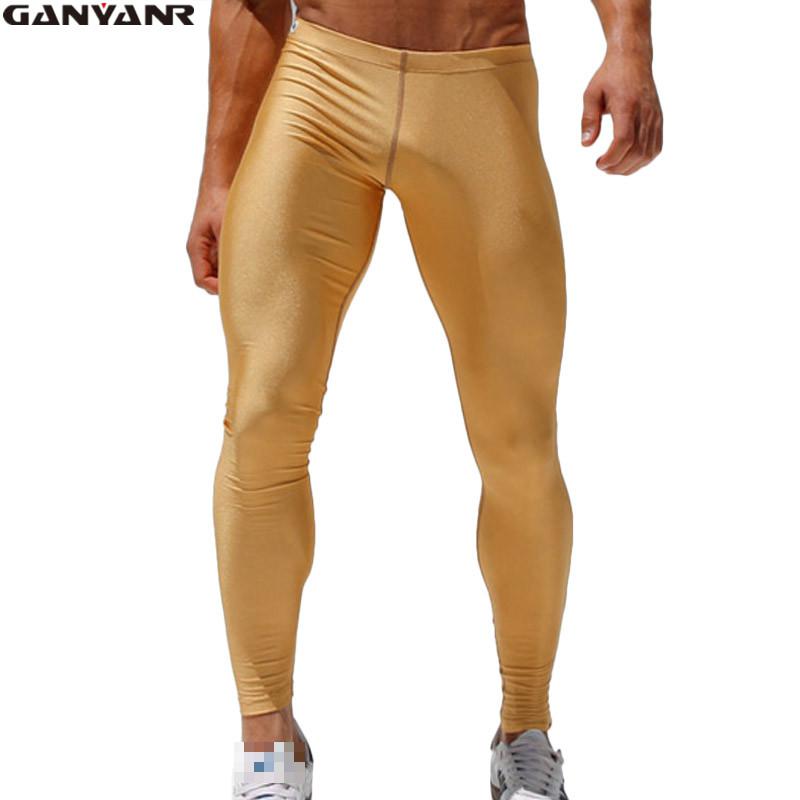 GANYANR Running Tights Men Com - Compression Long Pant のレビューと価格