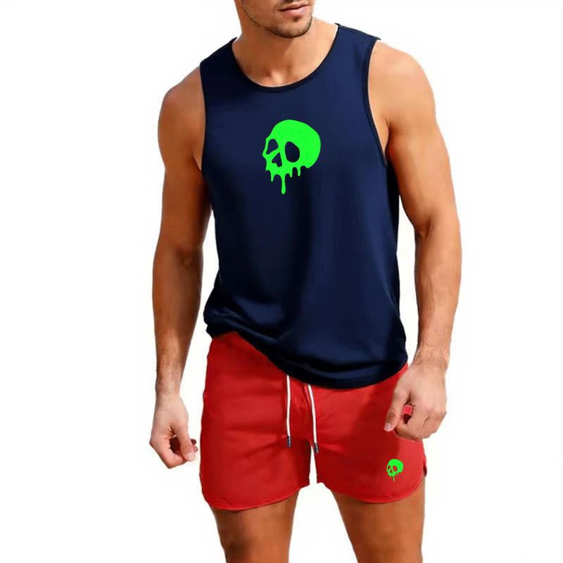 Fitness loose men tank top  sl - Sleeveless Undershirt のレビューと価格
