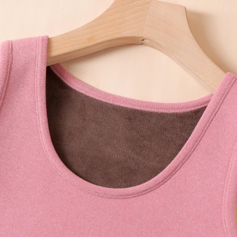 Fleece Lined Women Thermal Tan - Undershirt Crew Neck のレビューと価格