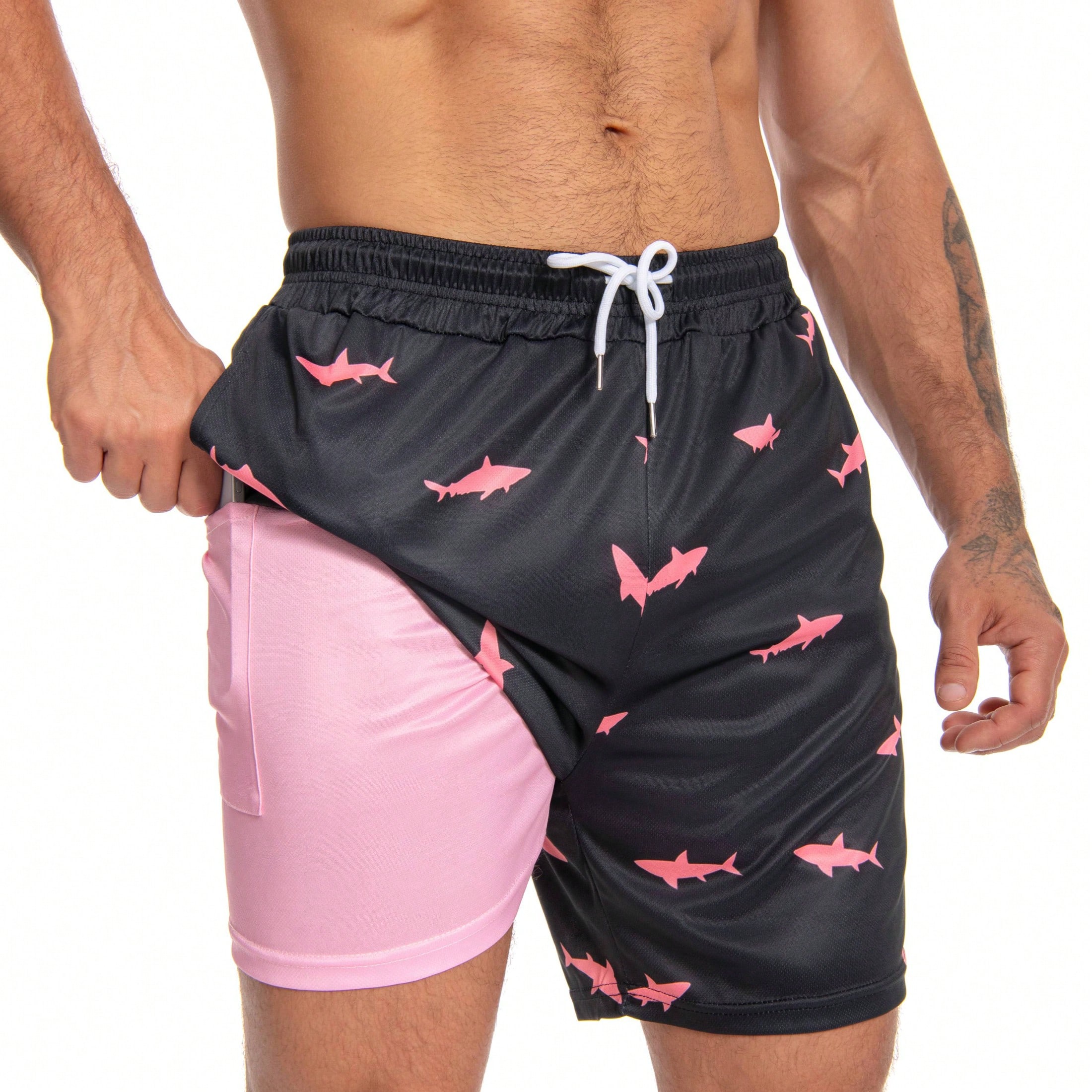 Mens Swim Trunks With Compress - Trunk Breathable Men のレビューと価格