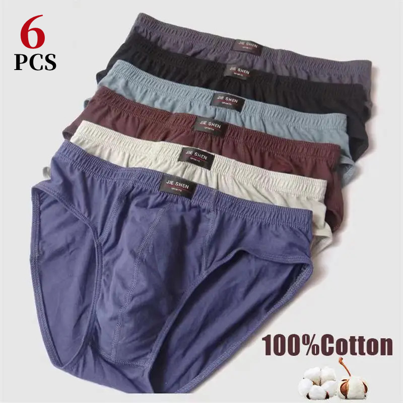 6Pcs/Men's Underwear Cotton Mi - Boxer Brief Pack Cotton のレビューと価格