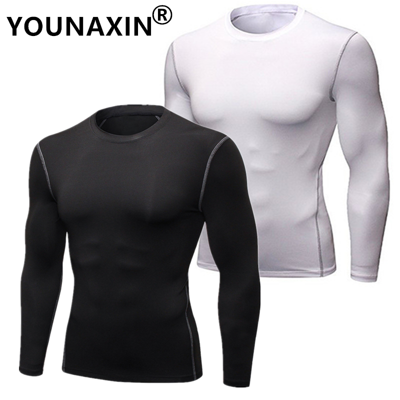 Men's Running Sports Long Slee - T Shirt Tight Fit のレビューと価格
