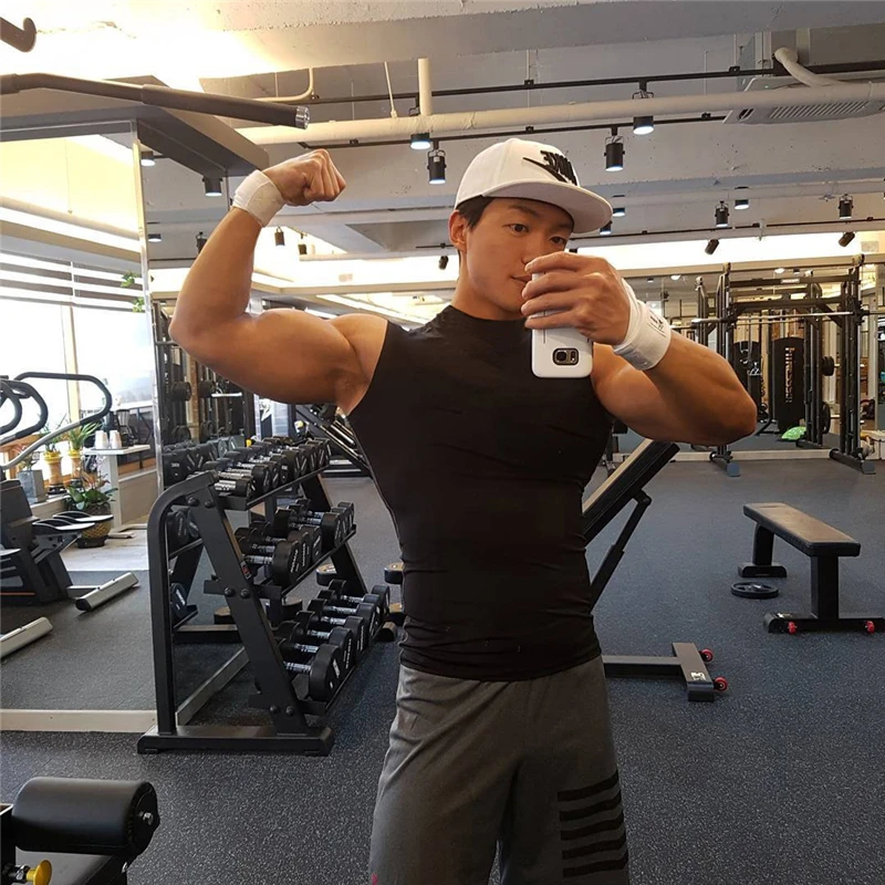 Compression Tight Clothing Gym - Sleeveless Undershirt のレビューと価格