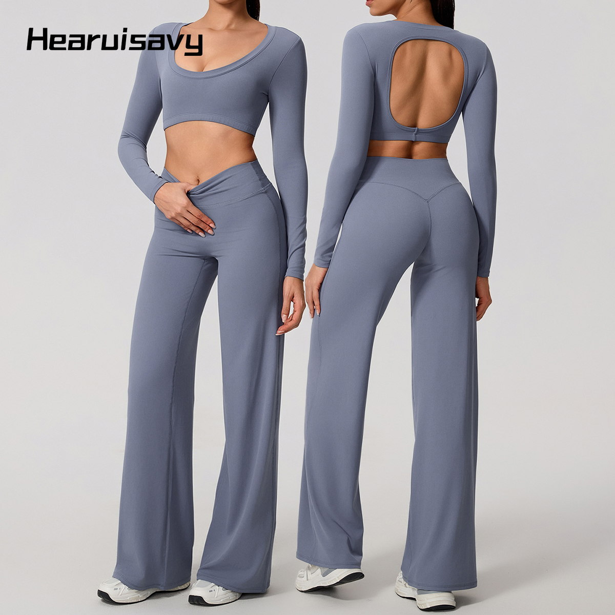 Hearuisavy Sports Set 2Pcs Wom - Compression Long Pant のレビューと価格