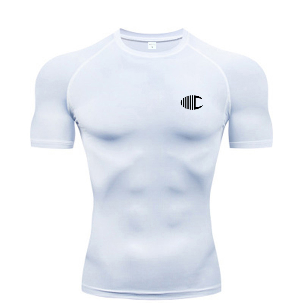 Printed Men's Tight T-Shirt Ru - T Shirt Tight Fit のレビューと価格