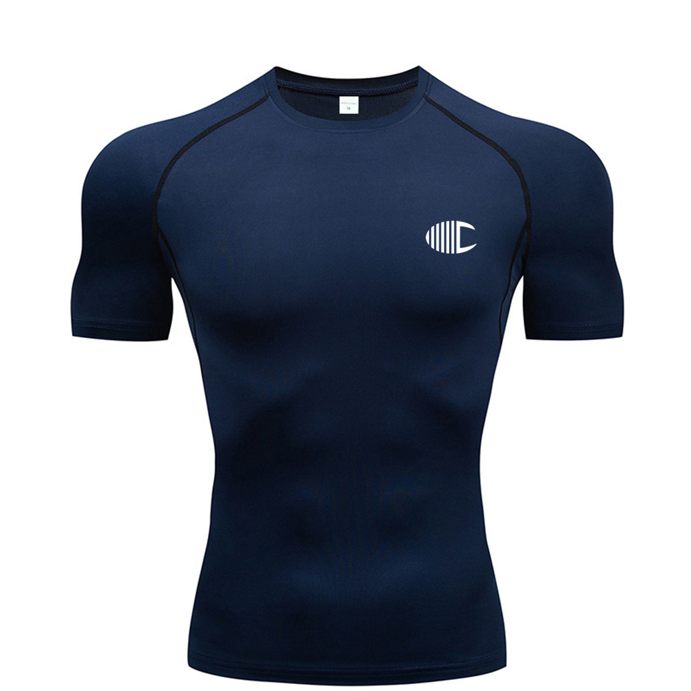 Printed Men's Tight T-Shirt Ru - T Shirt Tight Fit のレビューと価格
