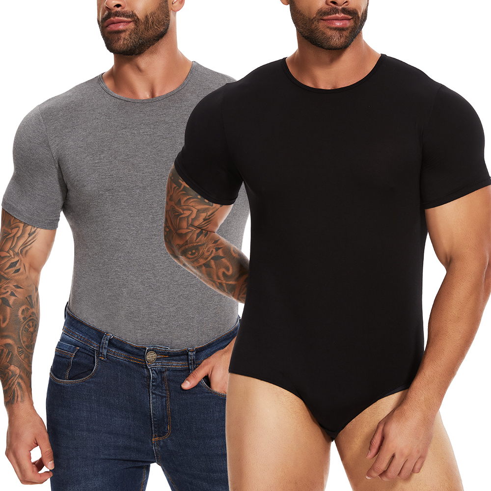Short Sleeve Full Body Shaper  - Undershirt Crew Neck のレビューと価格