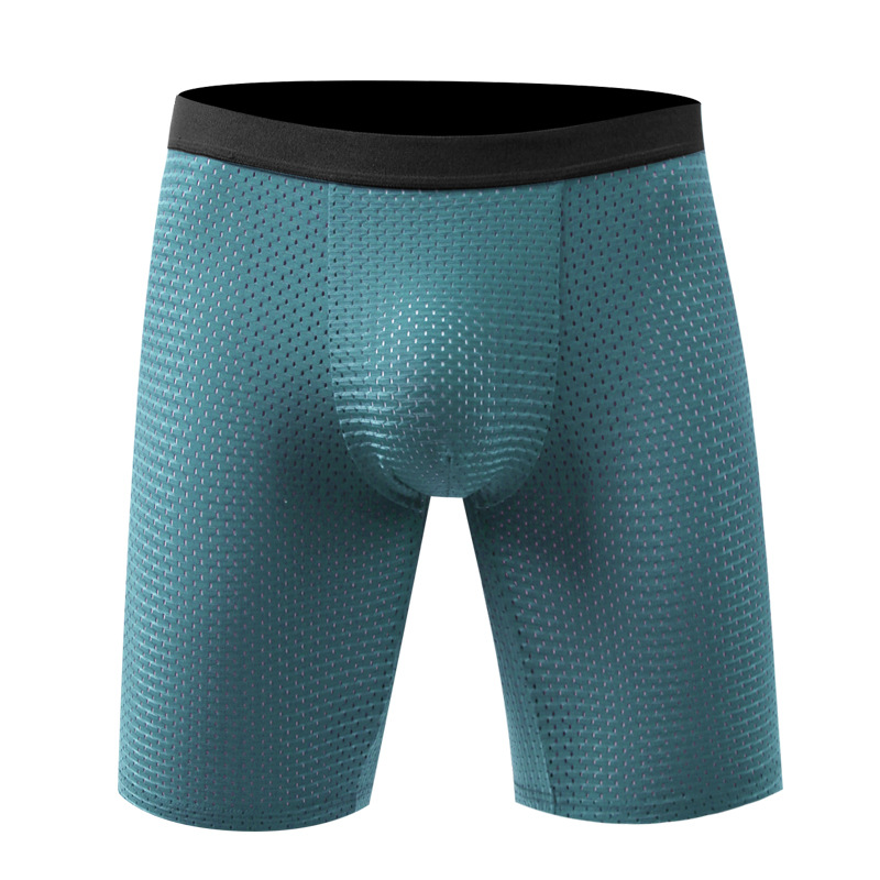 Men's Boxers Shorts Ice Silk M - Long Leg Trunk Men のレビューと価格