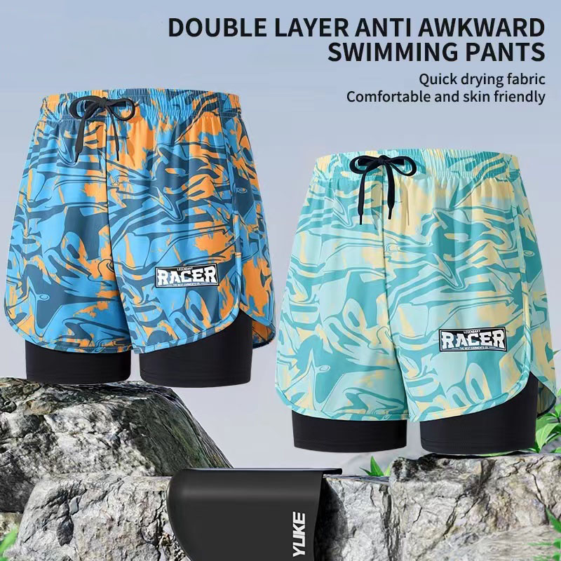 Swimming Trunks Adult Double L - Trunk Breathable Men のレビューと価格