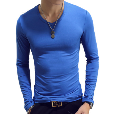V Neck Mens T Shirts Plain Lon - Undershirt Crew Neck のレビューと価格