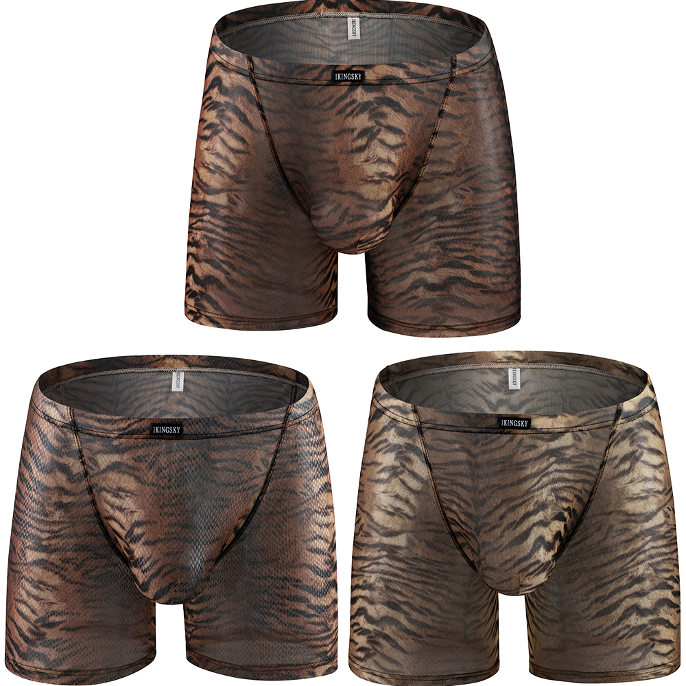 iKingsky Men's Tiger Stripes L - Long Leg Trunk Men のレビューと価格