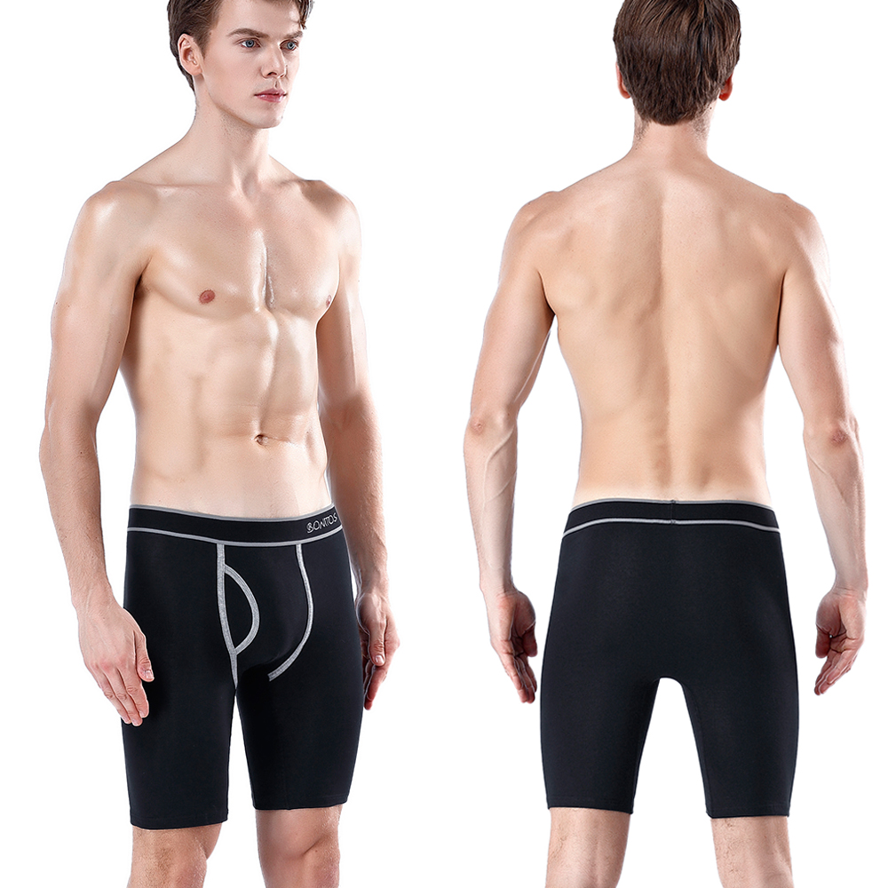 Front Opening Long Men's Panti - Boxer Brief Pack Cotton のレビューと価格