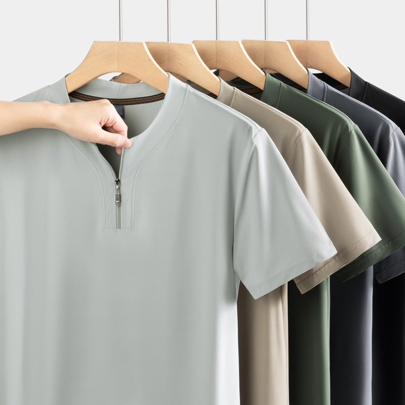 Big Size 9XL Men's Ice Silk He - T Shirt Tight Fit のレビューと価格