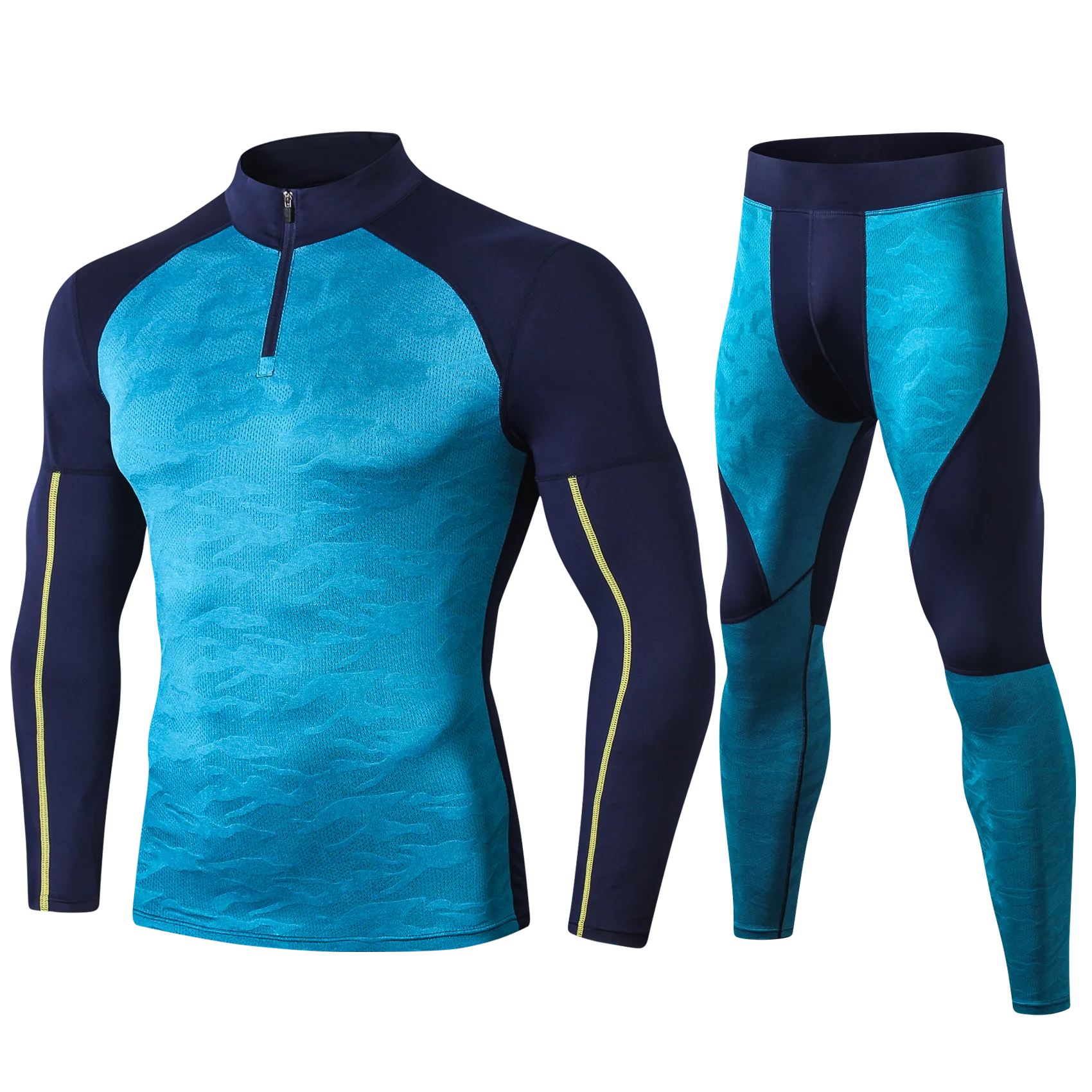 Mens Running Set Compression T - Compression Long Pant のレビューと価格