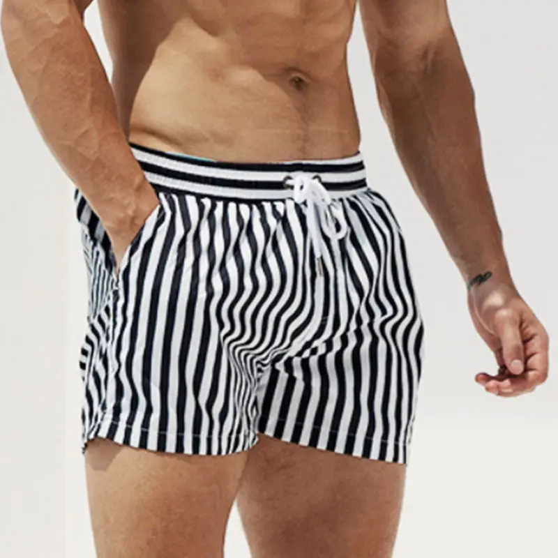 Beach Swimming Shorts For Men  - Bamboo Fiber Trunk のレビューと価格