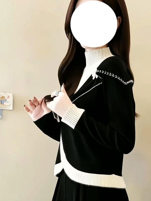 Faionable Contrast Color Blo H - Base Layer Top のレビューと価格