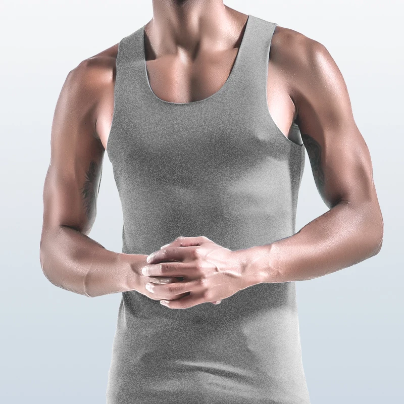 Men's Thin Vest U-Neck Large S - Undershirt Crew Neck のレビューと価格