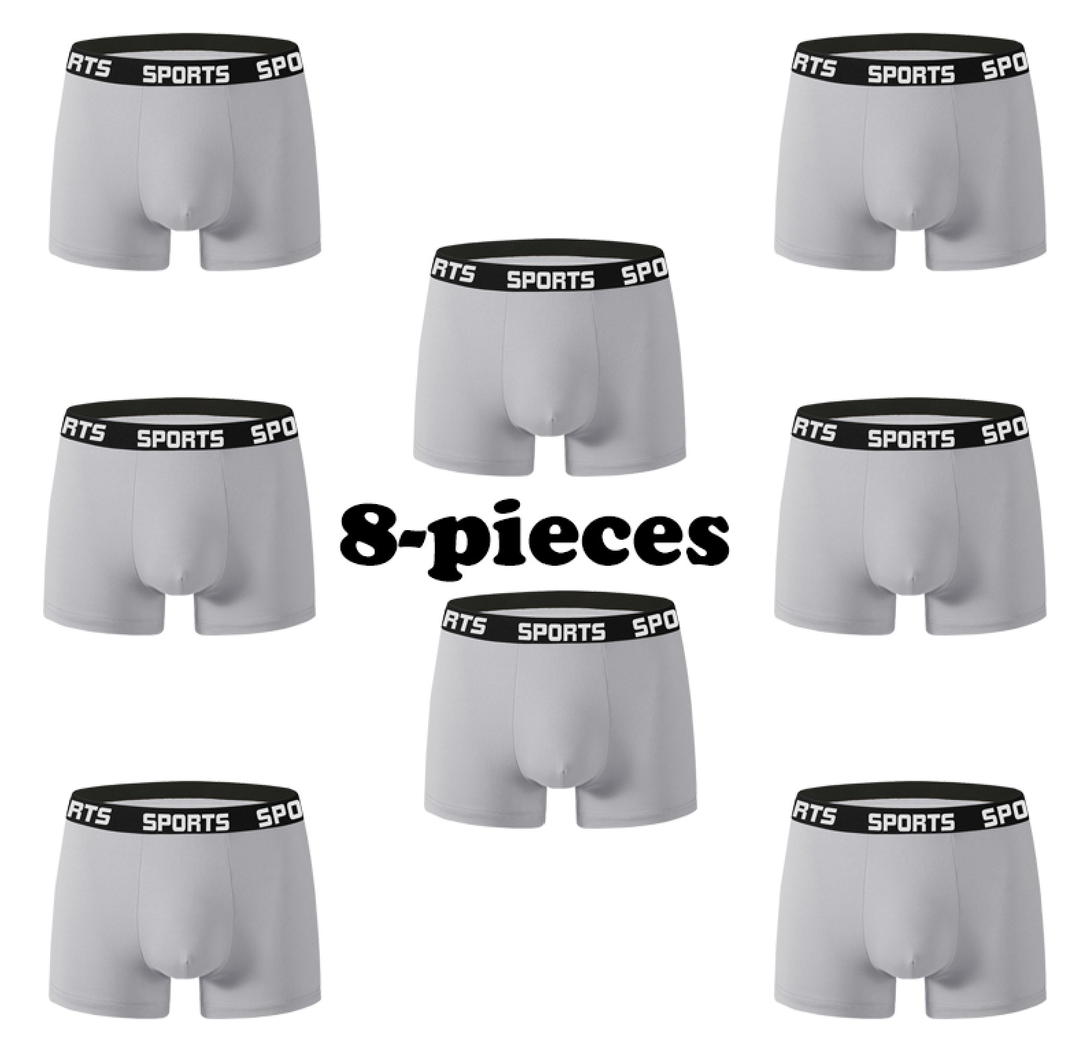 Supreme Comfort 8-Pack Men's S - Performance Boxer Sport のレビューと価格