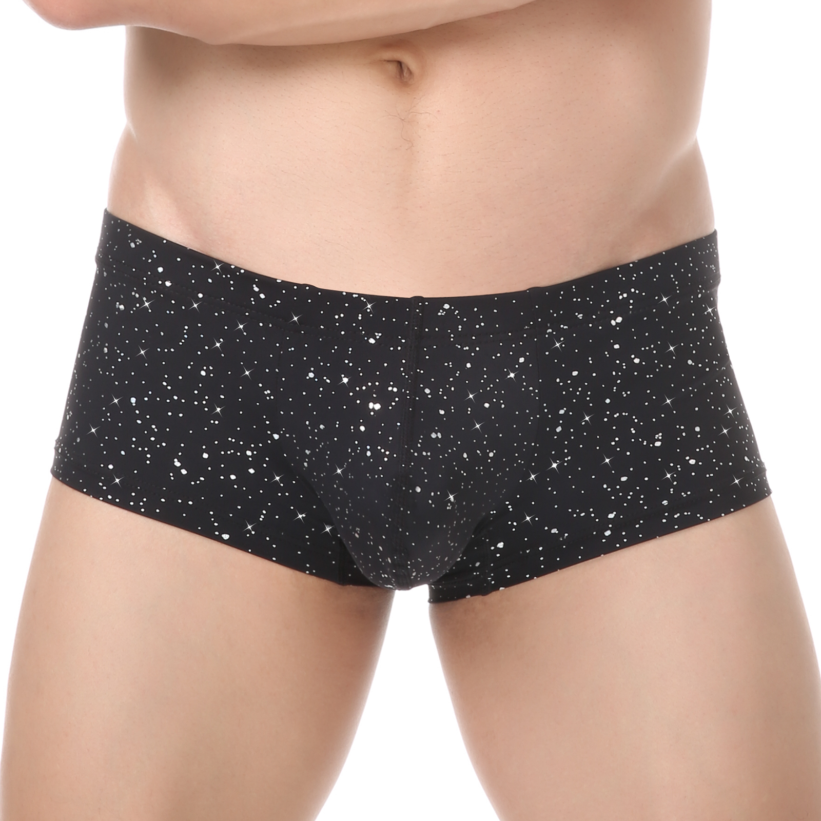 Men Sequin Boxers Shorts Sport - Pouch Boxer Pouch のレビューと価格