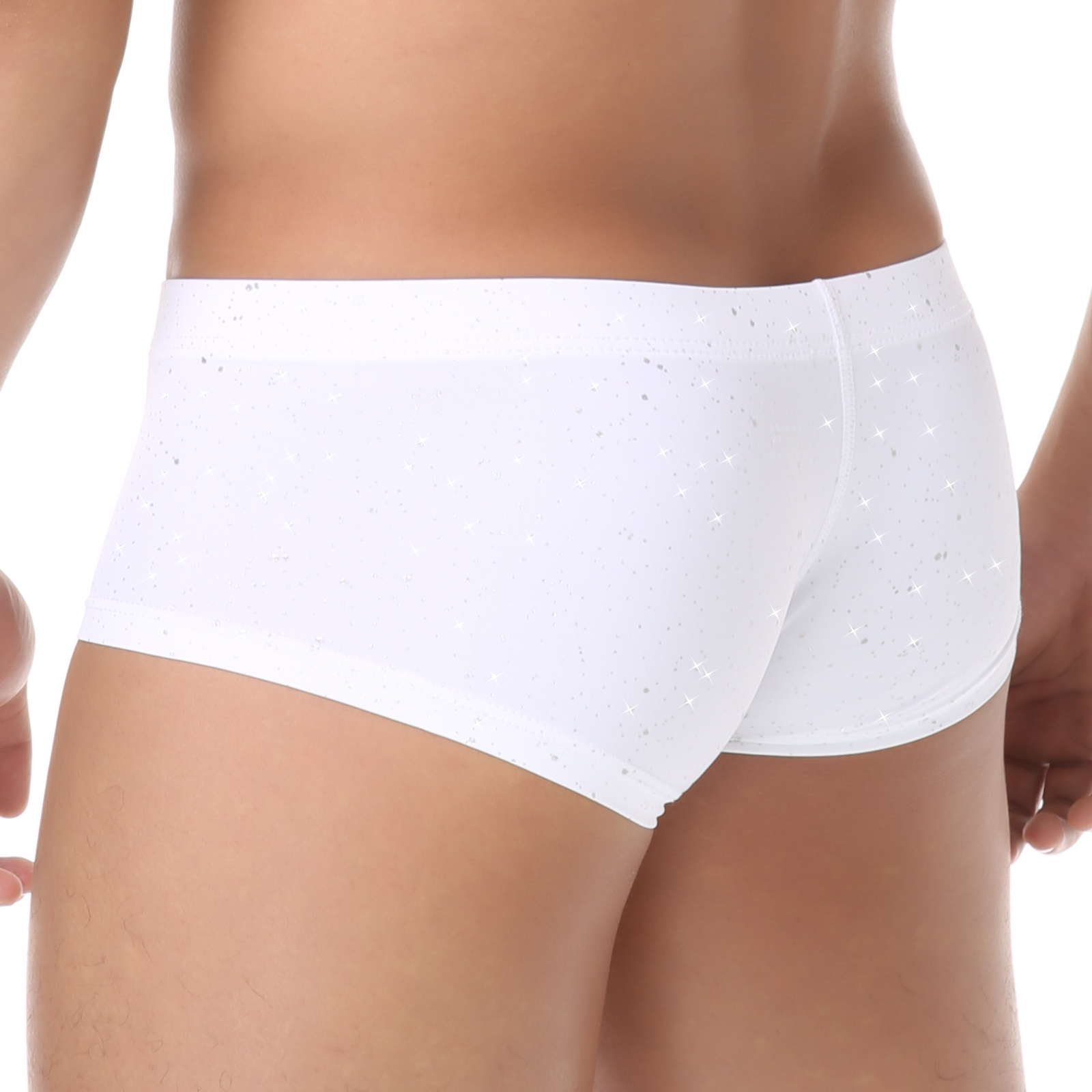 Men Sequin Boxers Shorts Sport - Pouch Boxer Pouch のレビューと価格