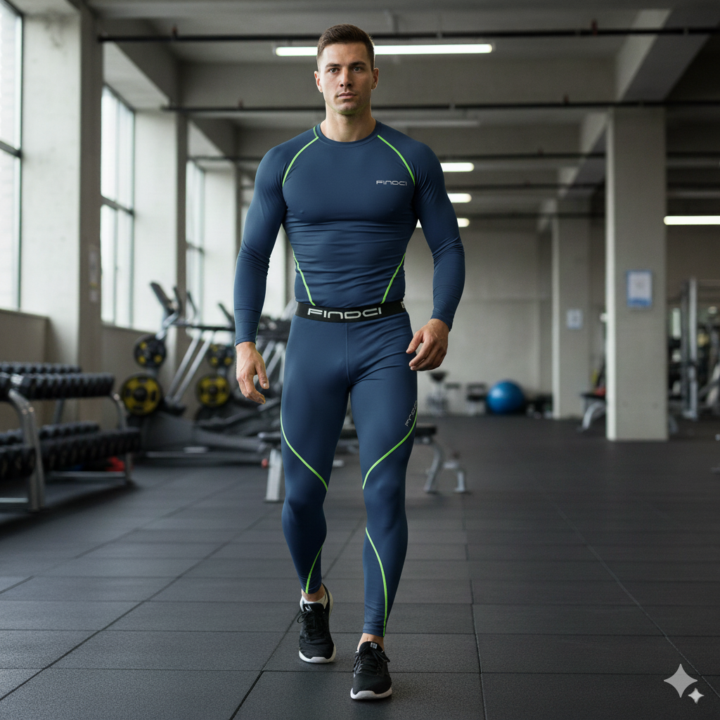 FINDCI Men's Sports Running Se - Compression Long Pant のレビューと価格