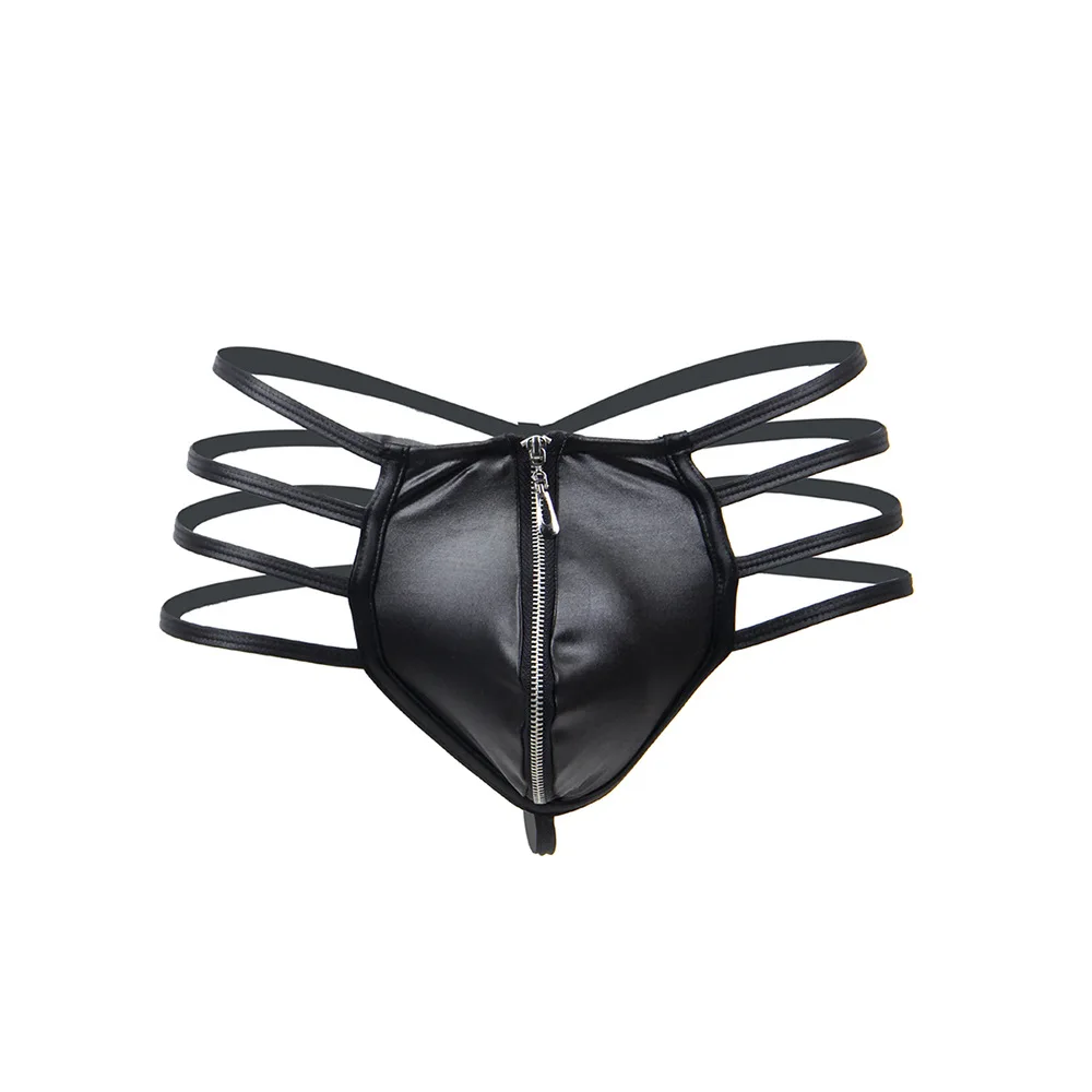 Mens Faux Leather G-String Tho - Jockstrap Athletic のレビューと価格
