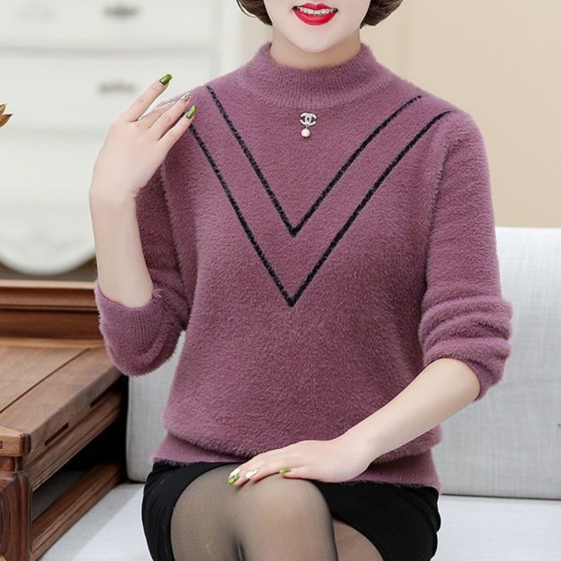 Women's Autumn Winter Solid Fl - Undershirt Crew Neck のレビューと価格