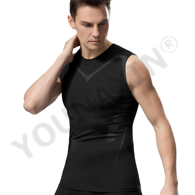 3 Pieces Men's Sleeveless T-Sh - T Shirt Tight Fit のレビューと価格