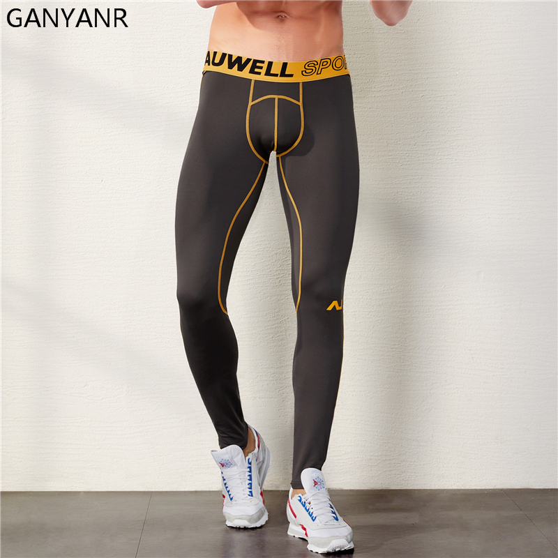 GANYANR Running Tights Men Spo - Compression Long Pant のレビューと価格