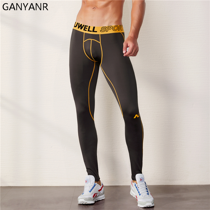 GANYANR Running Tights Men Spo - Compression Long Pant のレビューと価格